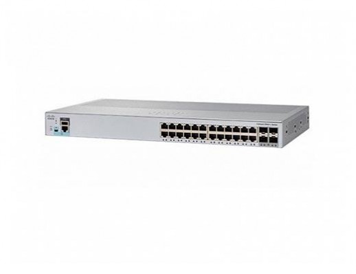 Коммутатор Cisco Catalyst 2960L, 24xGE, 4 SFP+, LAN Lite WS-C2960L-24TQ-LL