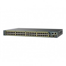 Коммутатор Cisco Catalyst, 48 x GE (PoE), 2 x SFP+, IP Lite WS-C2960XR-48FPD-I