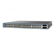 Коммутатор Cisco Catalyst, 48 x GE (PoE), 2 x 10GE(X2), 1150W, IP Base WS-C3560E-48PD-SF