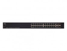 Smart коммутатор Cisco, 24 порта 1 Гб/с и 2 порта 10 Гб/с RJ-45 SG250X-24-K9-EU