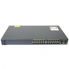 Коммутатор Cisco Catalyst 2960 Plus, 24 x FE, 2 x GE/SFP, LAN Lite WS-C2960+24TC-S