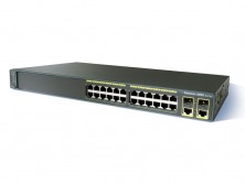 Коммутатор Cisco Catalyst 2960 Plus, 24 x FE, 2 x GE/SFP, LAN Lite WS-C2960+24TC-S