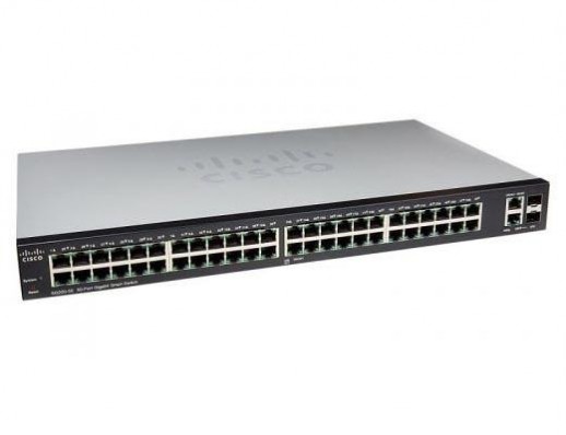Smart коммутатор Cisco, 48 портов 1 Гб/с RJ-45 SG250-50HP-K9-EU