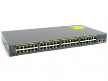 Коммутатор Cisco Catalyst, 48 x FE (PoE), 2 x GE, 2 x SFP, LAN Lite WS-C2960+48PST-S
