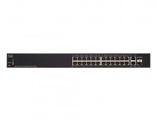 Smart коммутатор Cisco, 24 порта 1 Гб/с RJ-45 SG250-26HP-K9-EU