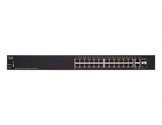 Smart коммутатор Cisco, 24 порта 1 Гб/с RJ-45 SG250-26HP-K9-EU