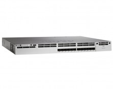 Коммутатор Cisco Catalyst, 12 x SFP+, IP Base WS-C3850-12XS-S