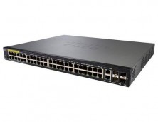 Управляемый коммутатор Cisco, 48 портов 10/100 Мб/с RJ-45 SF350-48MP-K9-EU